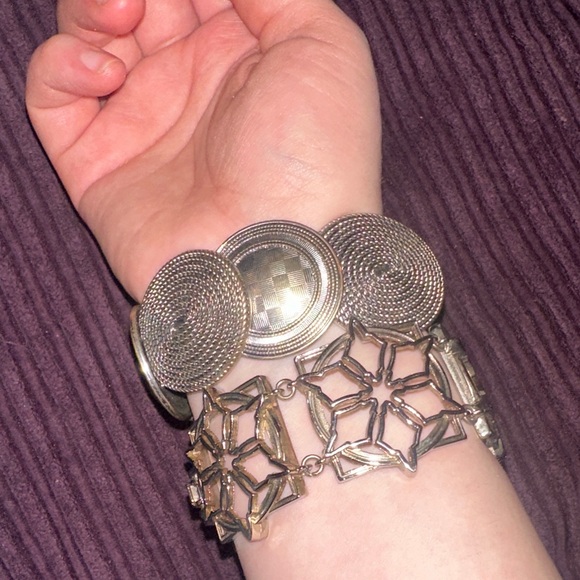 2 Elegant Silver Bracelets for Women - Picture 3 of 4